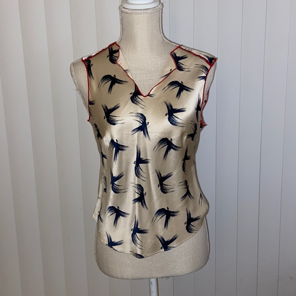 Vintage Silk blouse Y2K
